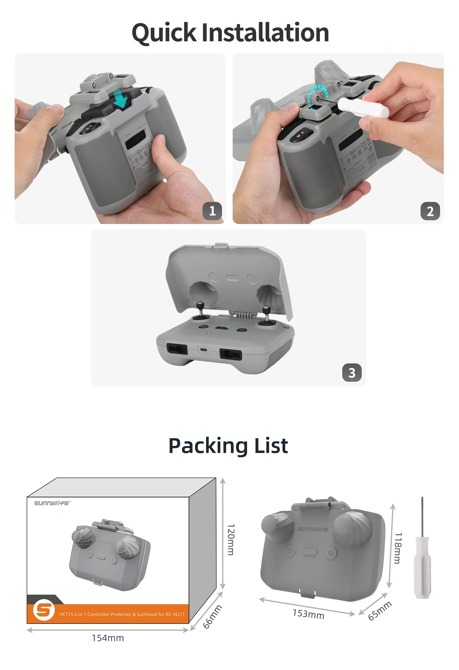 2 in 1 Controller Protector Su – Drone Joystick Cover Bewertung und Preis