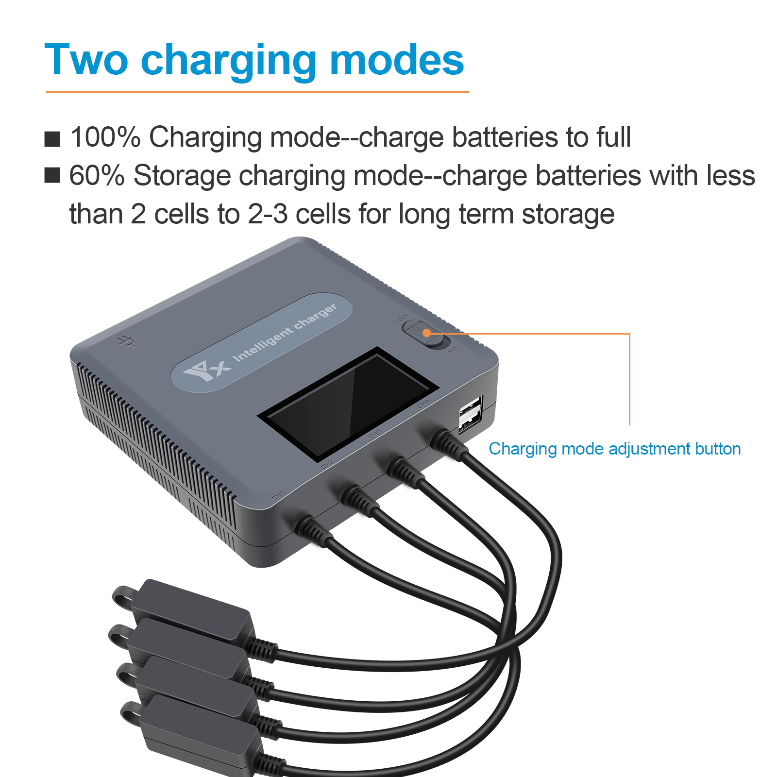 6 in 1 Digital display Battery – Drone Charging Hub Bewertung und Preis