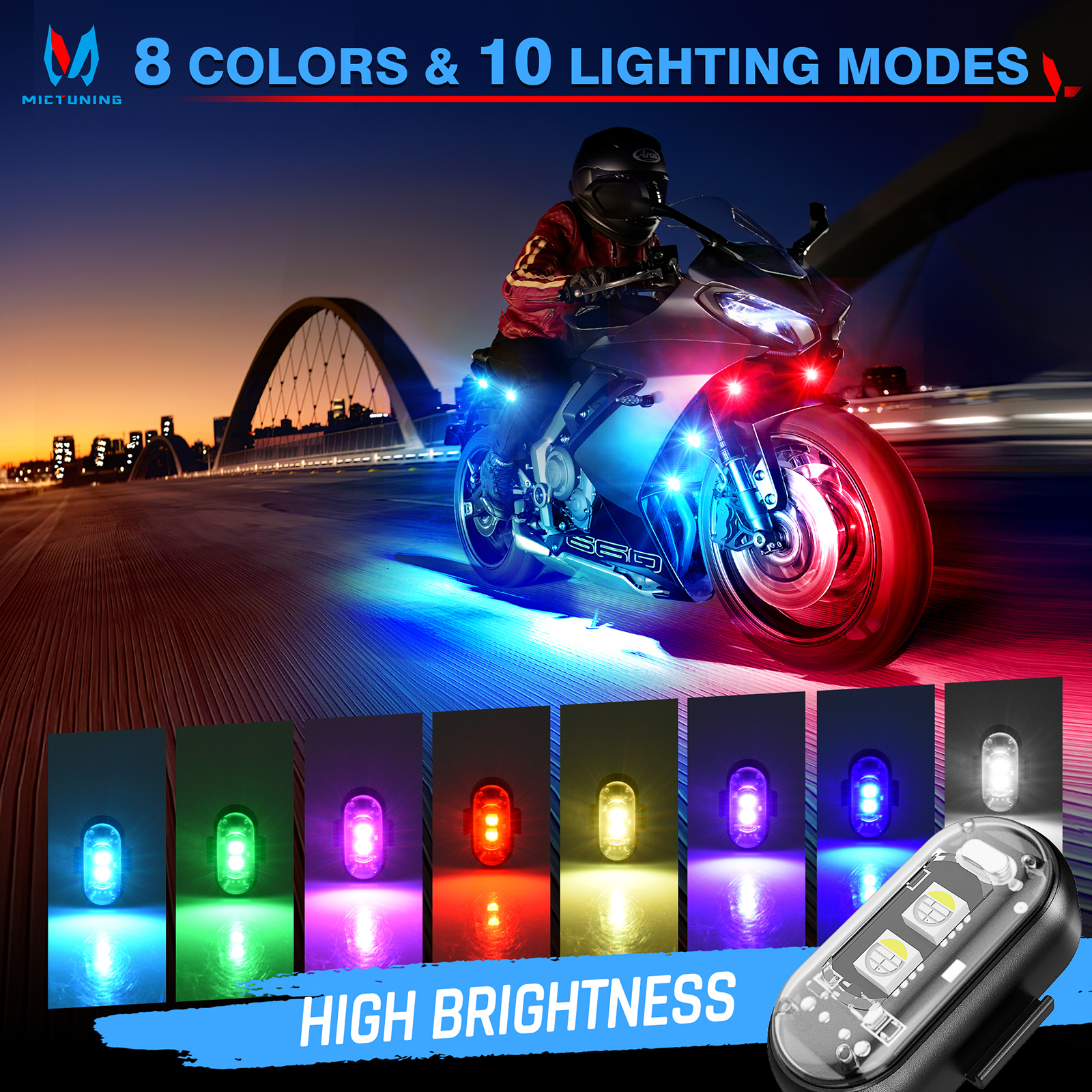 MICTUNING Wireless LED Strobe  – Drone Strobe Light Bewertung und Preis