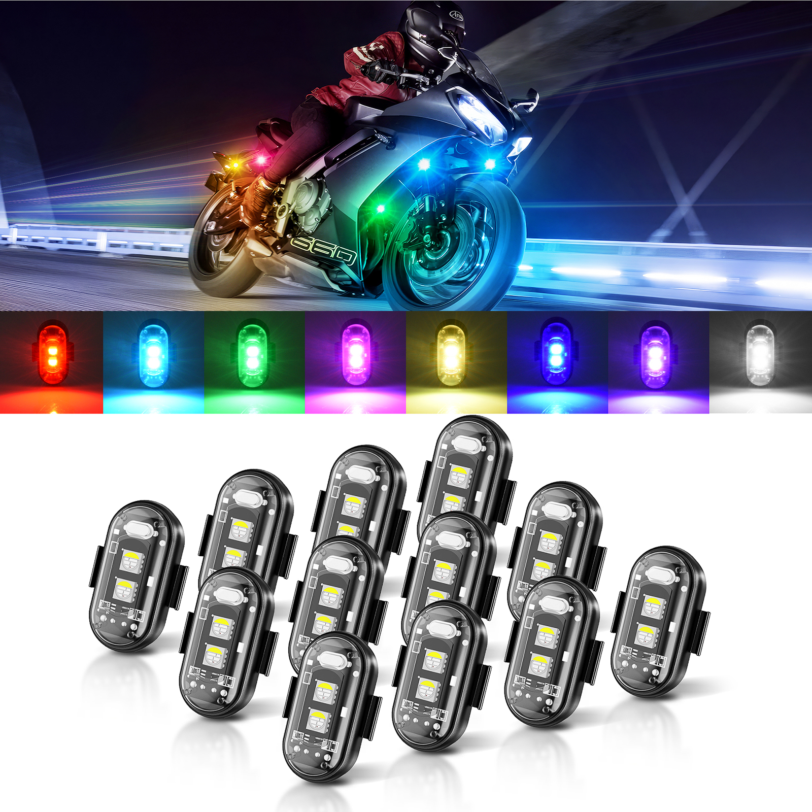 MICTUNING Wireless LED Strobe  – Drone Strobe Light Bewertung und Preis