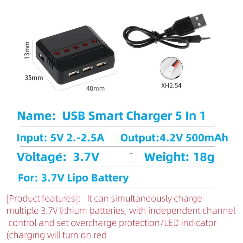 Syma X5HW X5HC X5C X5SW 3.7V 5 – Drone Power Bank Bewertung und Preis