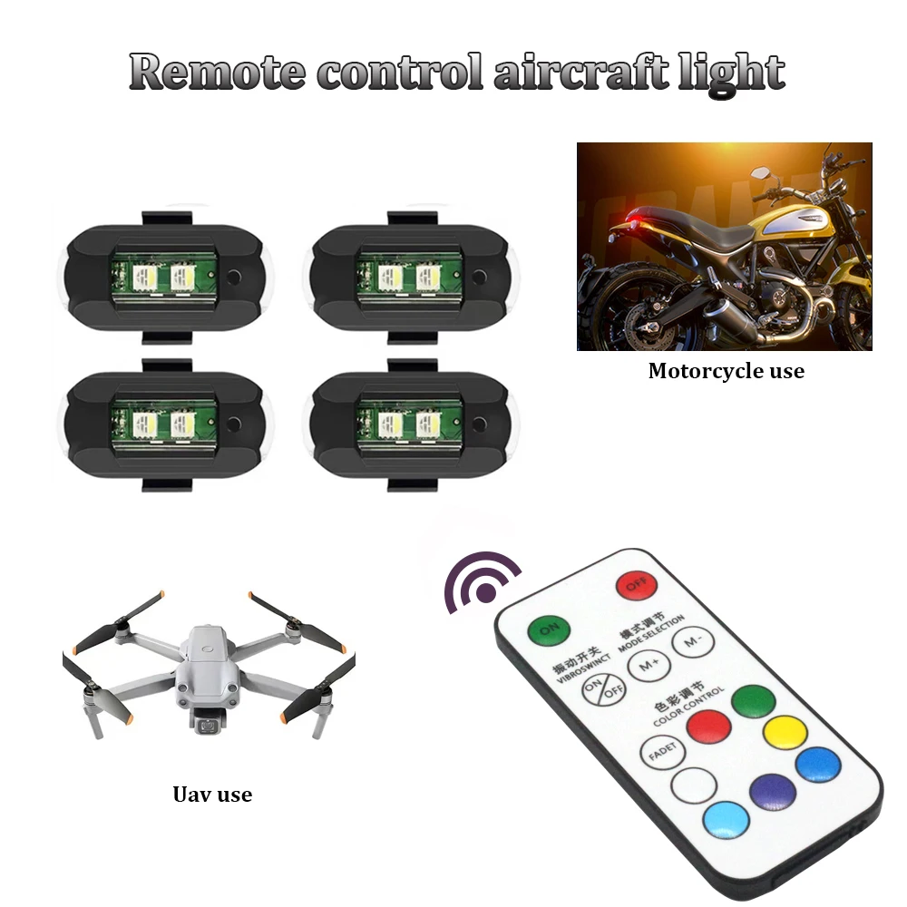1Pcs Remote LED RGB Anti-colli – Drone Strobe Light Bewertung und Preis