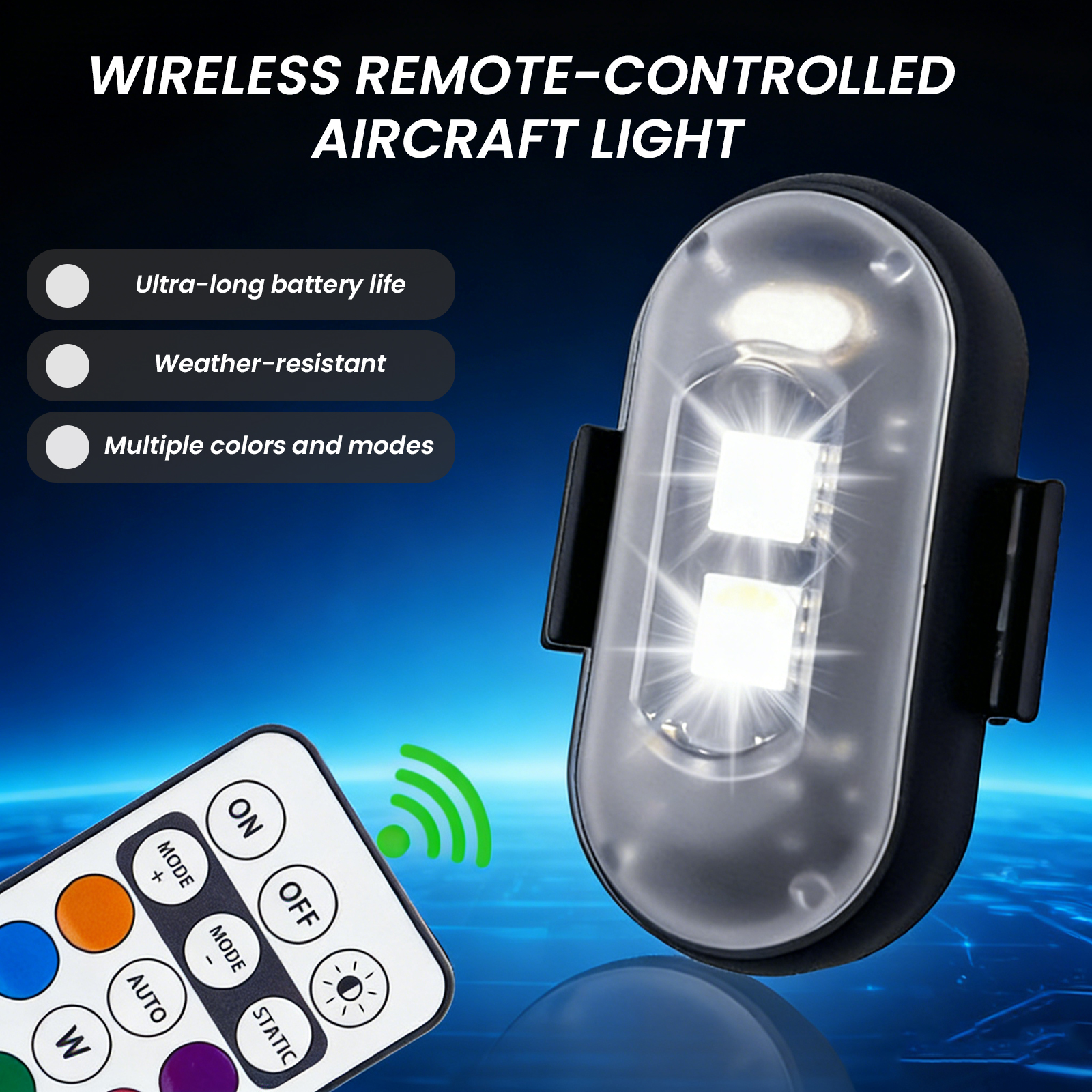 2/4/6PCS Wireless LED Strobe L – Drone Strobe Light Bewertung und Preis