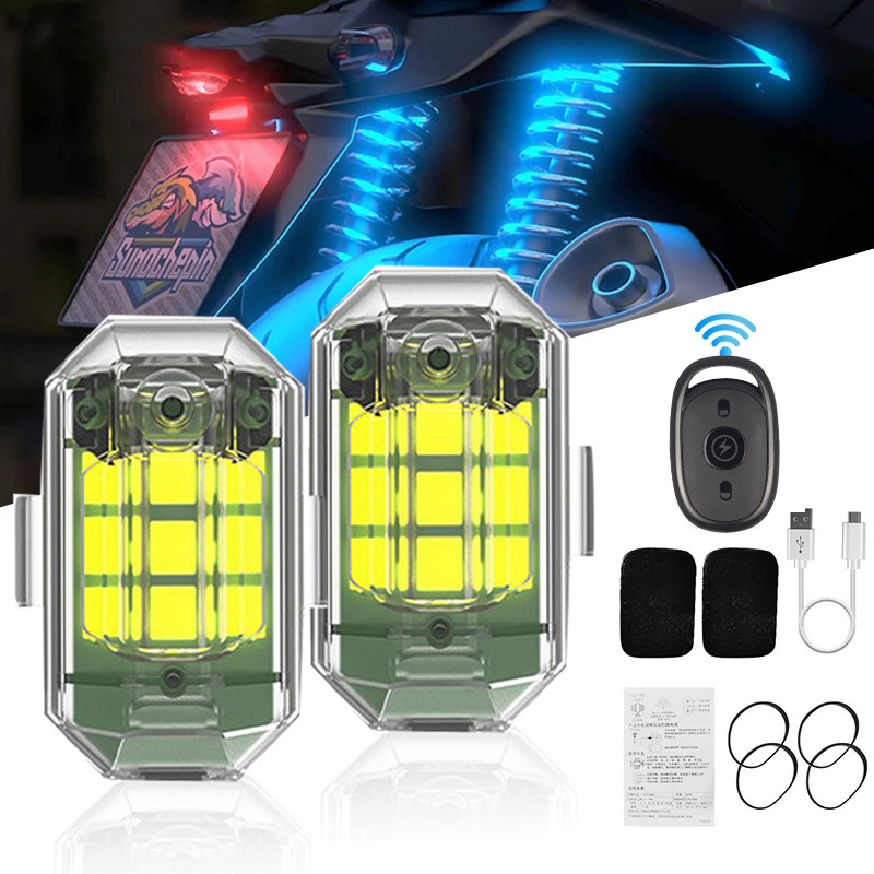 1/2/4Pc Remote Motorcycle Ligh – Drone Strobe Light Bewertung und Preis